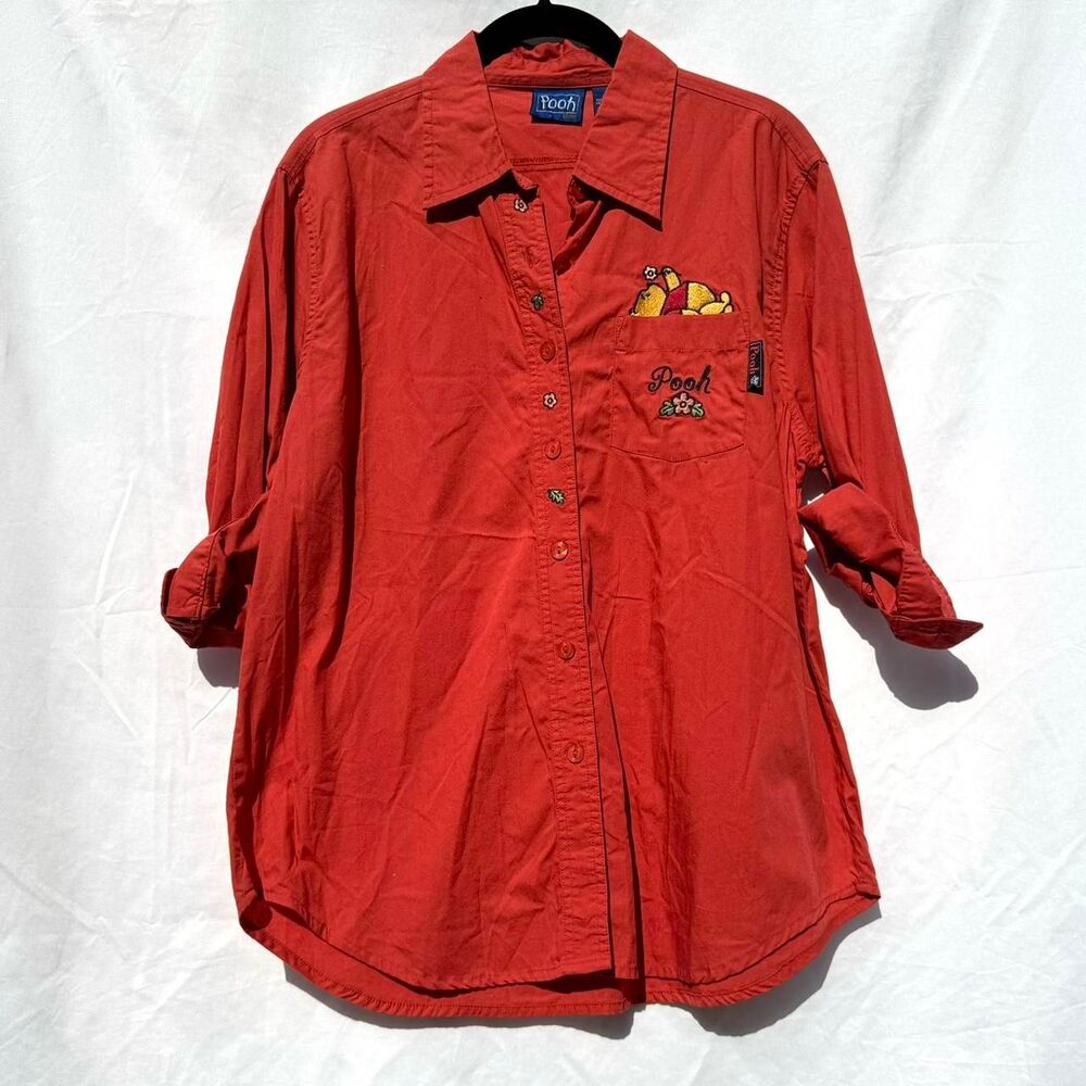 Disney Women's Red and Orange Blouse